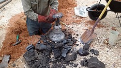 removal of bell after pour